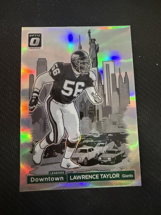 #10 Lawrence Taylor 2024 Donruss Optic New York Giants sports Downtown Legends