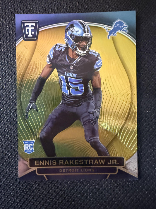 #124 Ennis Rakestraw Jr. 2024 Panini Totally Certified Lions Mirror Gold