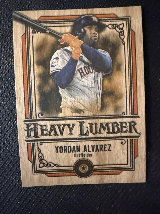 #HL-23 Yordan Alvarez 2025 Topps Houston Astros sports Heavy Lumber
