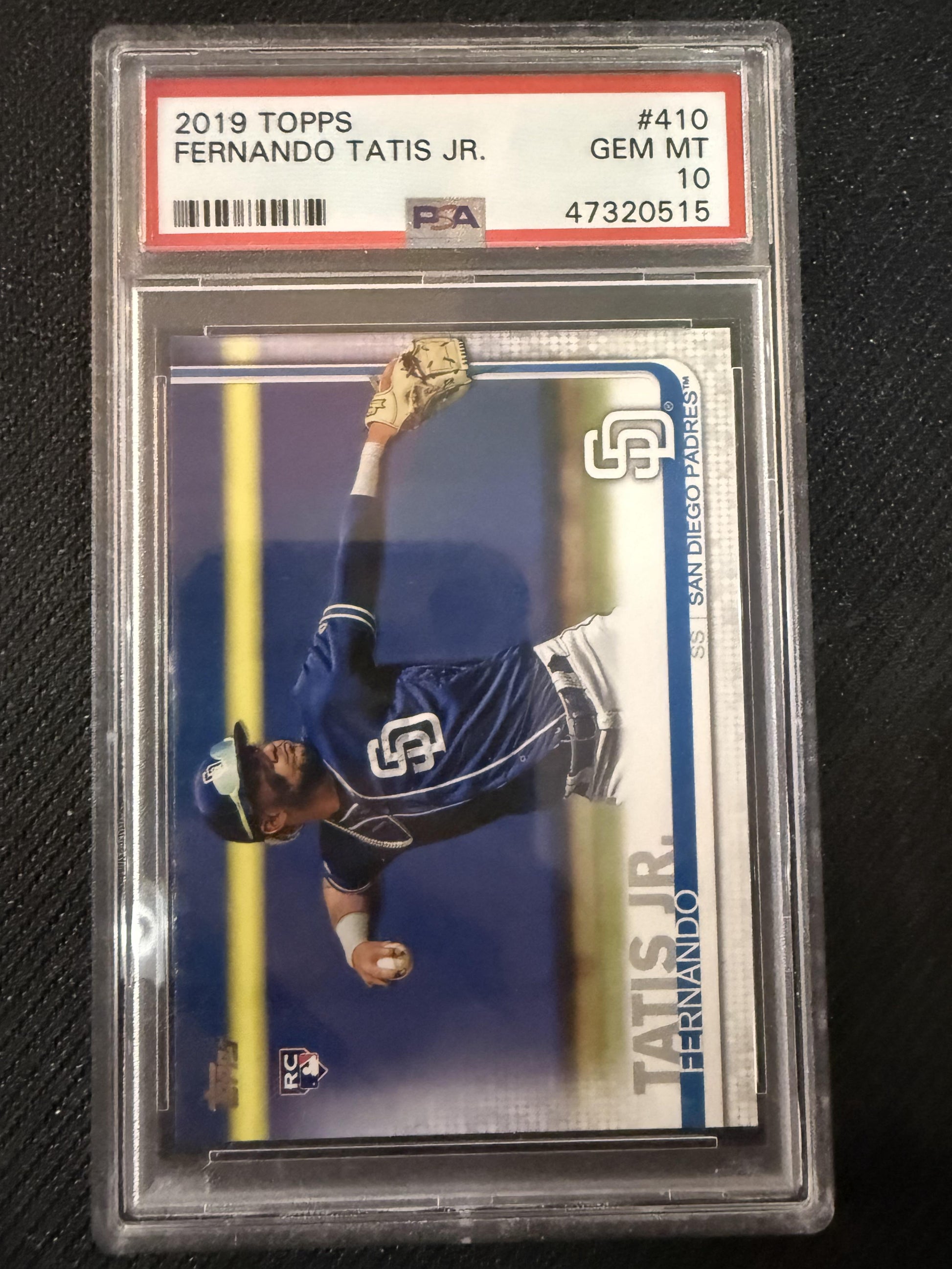 #410 Fernando Tatis Jr. 2019 Topps RC Rookie San Diego Padres sports