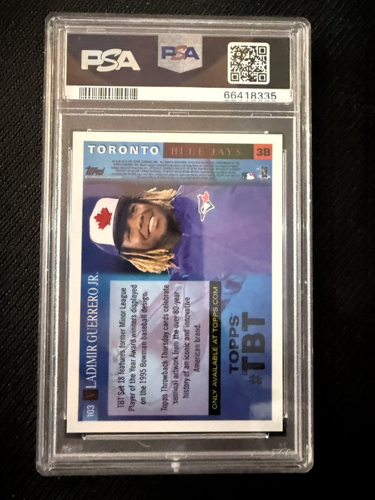 #103 Vladimir Guerrero Jr. 2019 Topps Throwback Thursday Toronto Blue Jays