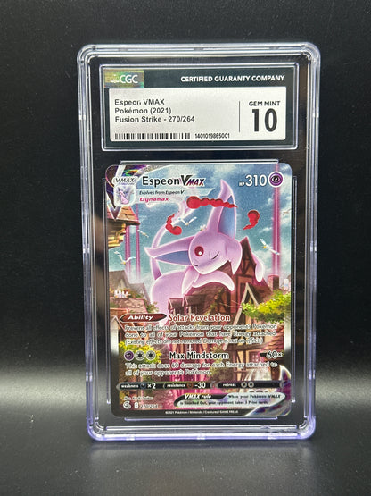#270/264 Espeon Vmax CGC 10 - Fusion Strike