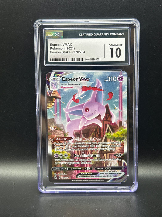 #270/264 Espeon Vmax CGC 10 - Fusion Strike