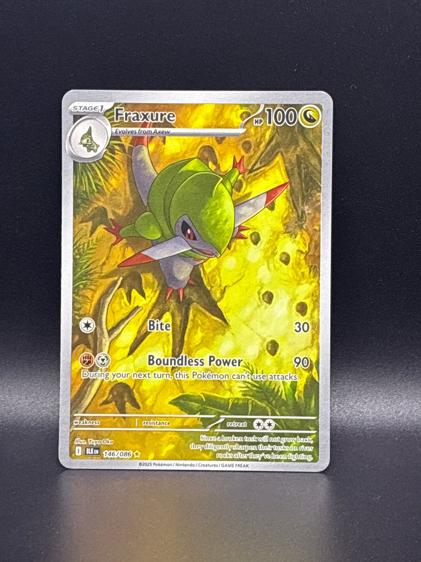 Fraxure (Illustration Rare) #146/086 - Black Bolt