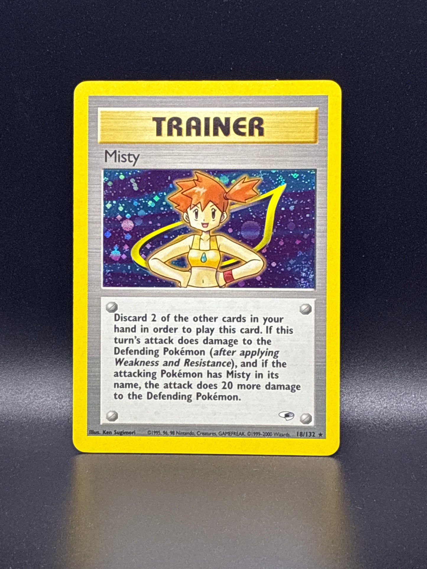 Misty (Unlimited Holo) #18/132 - Gym Heroes
