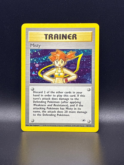 Misty (Unlimited Holo) #18/132 - Gym Heroes