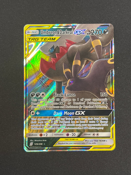 Umbreon & Darkrai GX #125/236 Unified Minds