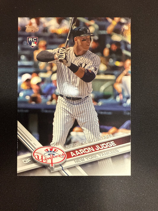 #US99 Aaron Judge 2017 Topps Update New York Yankees sports