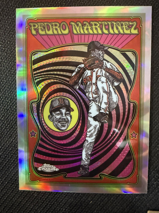 #UV-15 Pedro Martinez 2025 Topps Chrome Boston Red Sox Ultra Violet All-Stars