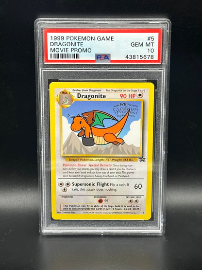 #005 Dragonite (WB Promo) PSA 10