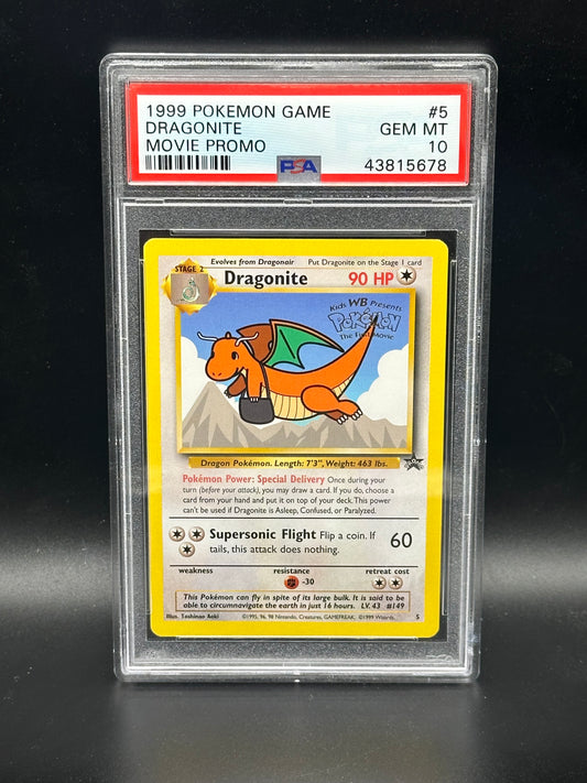 #005 Dragonite (WB Promo) PSA 10