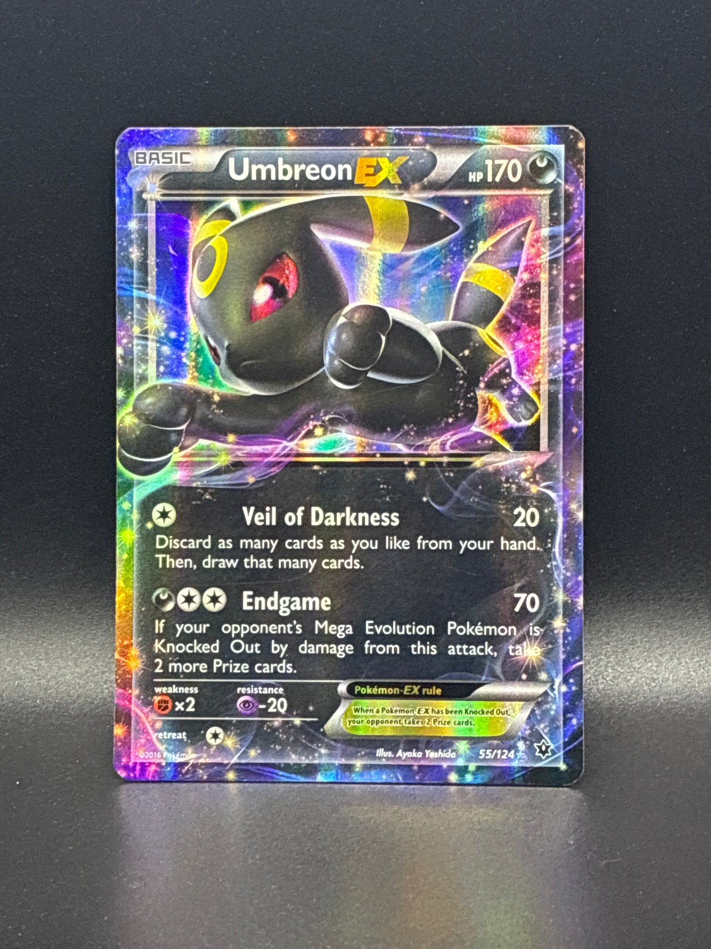 #55/124 Ultra Rare Umbreon EX Fates Collide