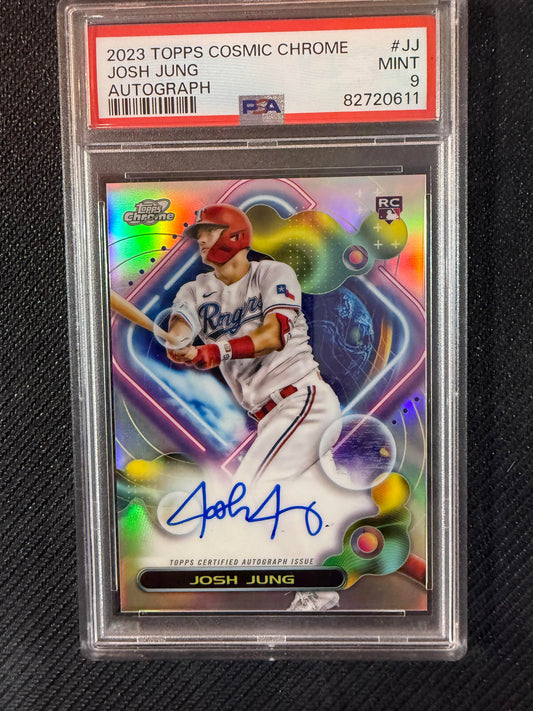 #CCA-JJ Josh Jung 2023 Topps Cosmic Chrome AU Auto Texas Rangers
