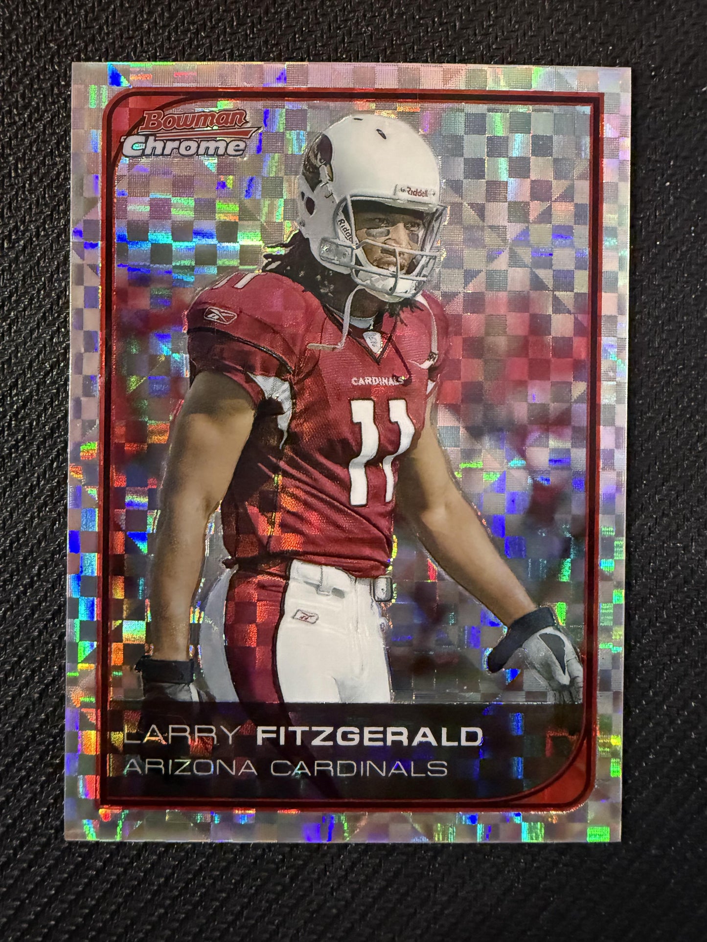 #194 Larry Fitzgerald 2006 Bowman Chrome SN #/250 Arizona Cardinals Xfractors