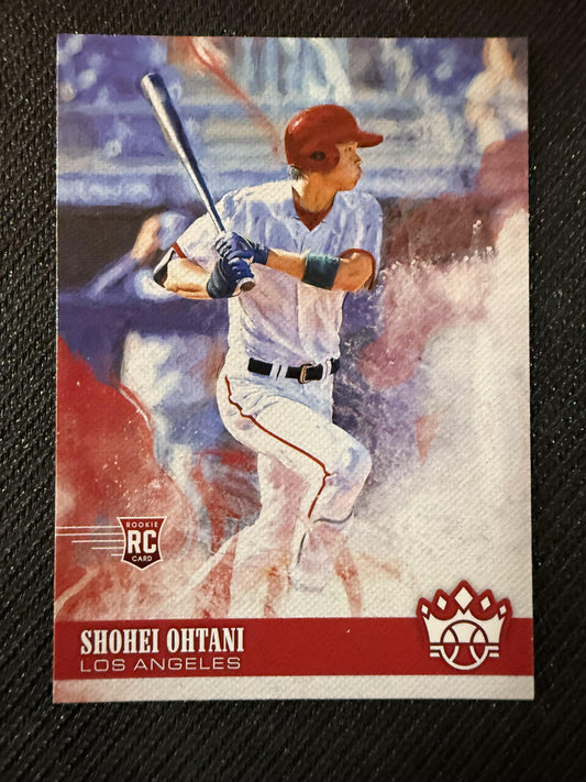 #76 Shohei Ohtani 2018 Panini Diamond Kings RC Rookie Los Angeles Angels sports
