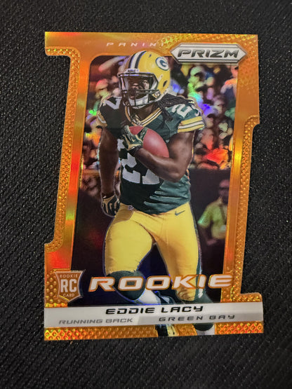 #232 Eddie Lacy 2013 Panini Prizm SN,RC Rookie /50 Packers Orange Die Cut