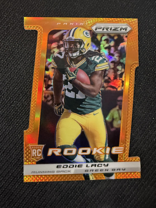 #232 Eddie Lacy 2013 Panini Prizm SN,RC Rookie /50 Packers Orange Die Cut