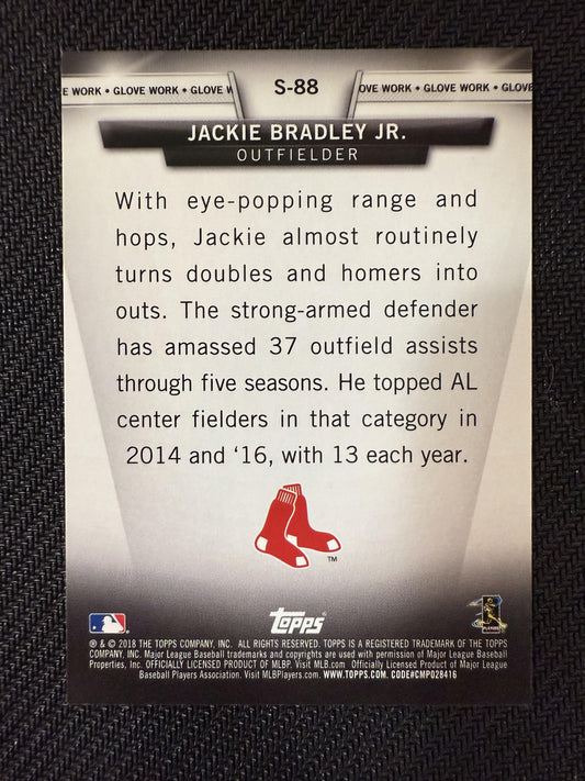 #S-88 Jackie Bradley Jr. 2018 Topps SN #/10 Red Sox Topps Salute Red