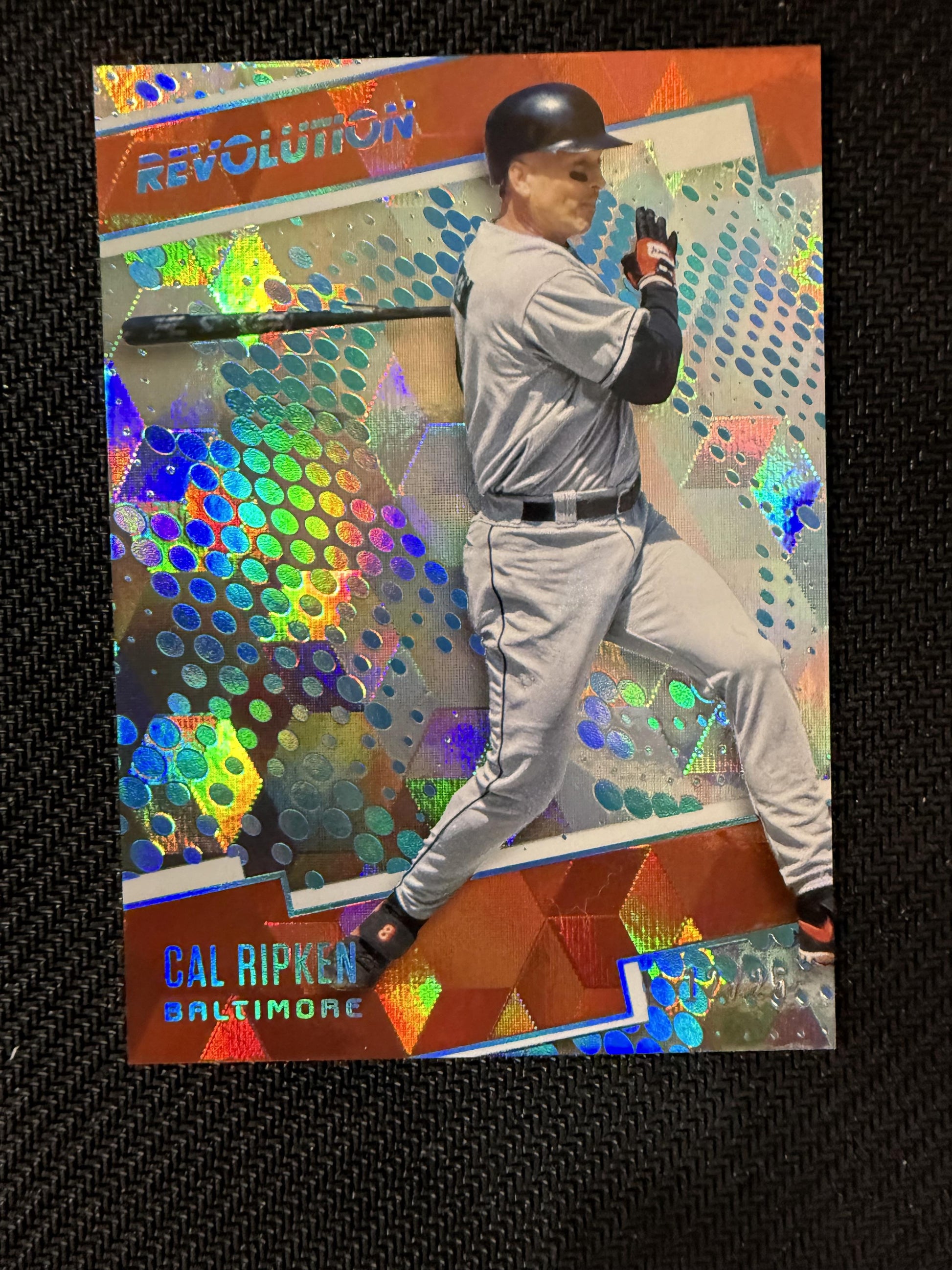 #14 Cal Ripken 2018 Panini Chronicles SN #/25 Baltimore Orioles Revolution Cubic