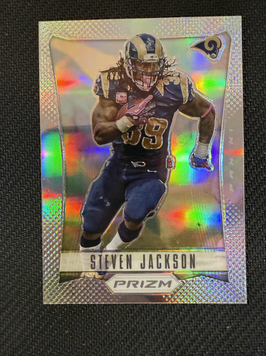 #181 Steven Jackson 2012 Panini Prizm St. Louis Rams sports Prizms