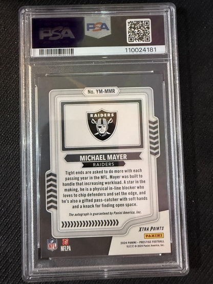 #YM-MMR Michael Mayer 2024 Panini Prestige /3 Youth Movement Auto Platinum