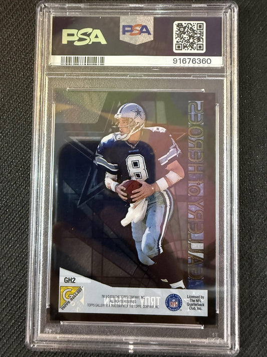 #GH2 Troy Aikman 2000 Topps Gallery Dallas Cowboys sports Gallery of Heroes