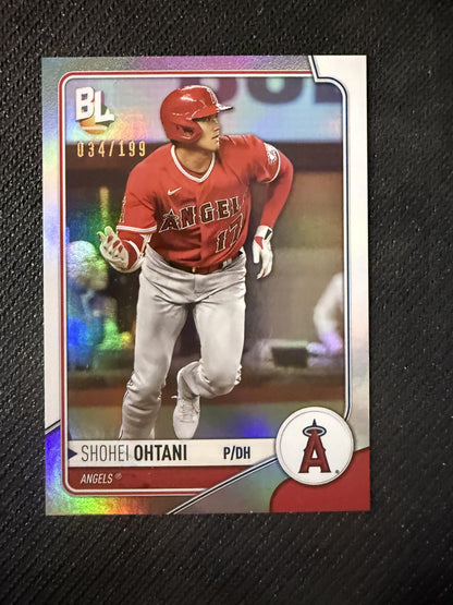 #WR-12 Shohei Ohtani 2023 Topps Big League /199 Angels Silver Foil