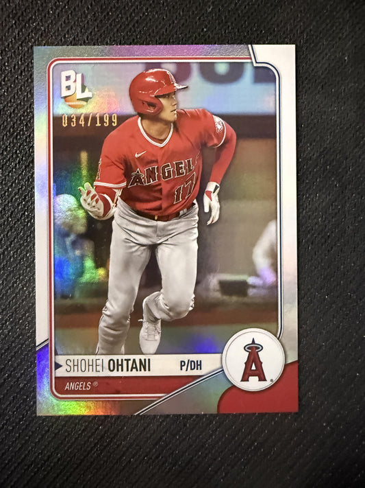 #WR-12 Shohei Ohtani 2023 Topps Big League /199 Angels Silver Foil
