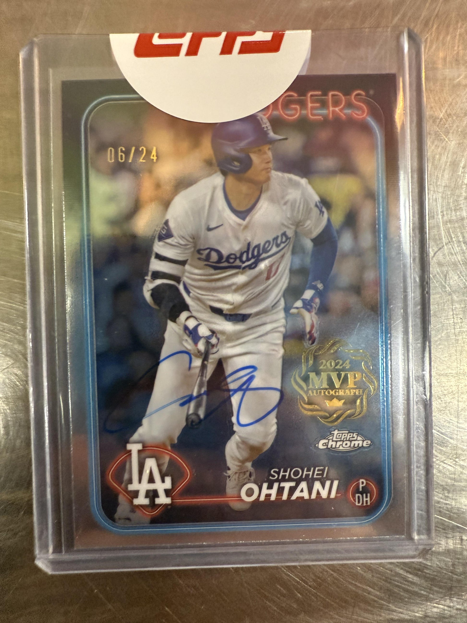 #1 SHOHEI OHTANI 2025 TOPPS CHROME 2024 MVP BUYBACK AUTO /24