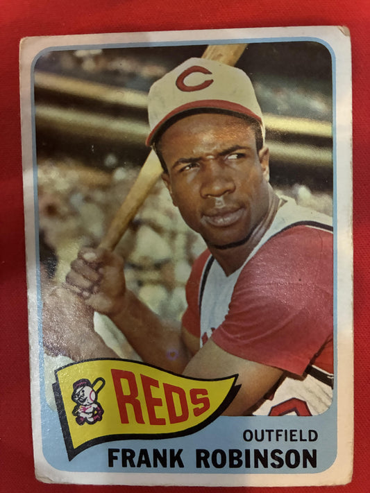 #120 Frank Robinson 1965 O-Pee-Chee Cincinnati Reds sports