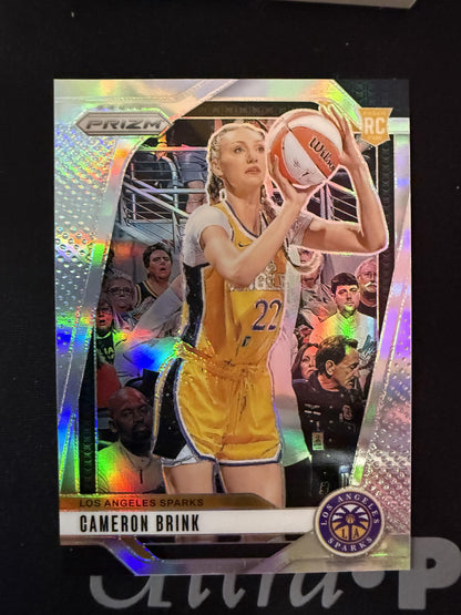 #127 Cameron Brink 2024 Panini Prizm WNBA RC Rookie Los Angeles Sparks Silver