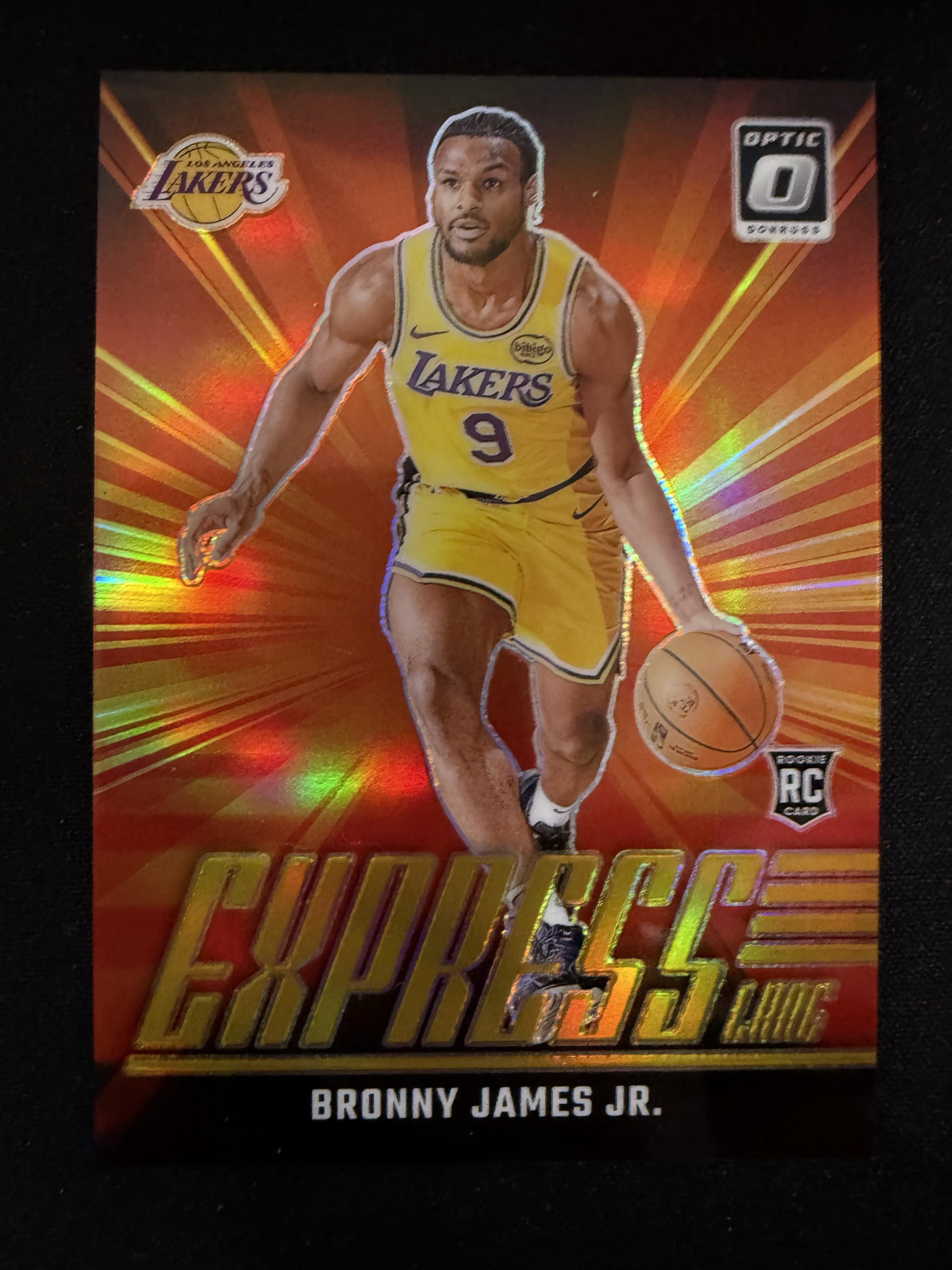 #4 Bronny James Jr. 2024-25 Donruss Optic SN #/10 Lakers Express Lane ...