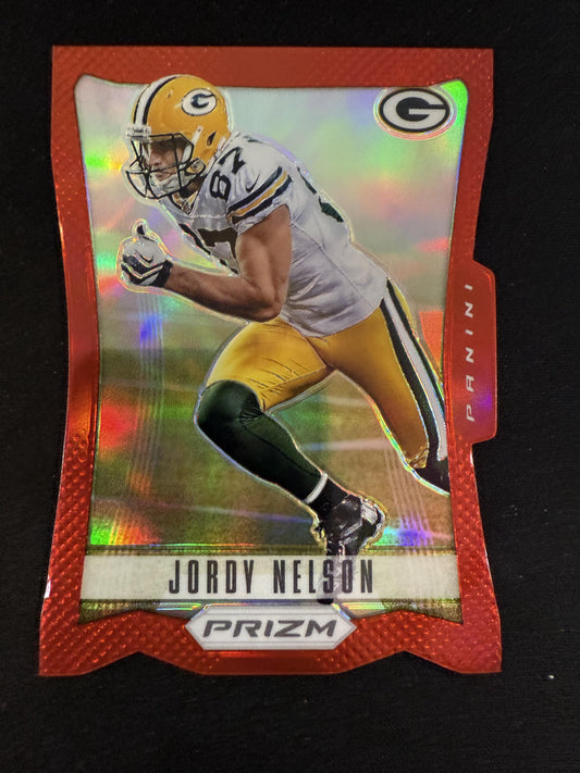 #74 Jordy Nelson 2012 Panini Prizm Green Bay Packers sports Prizms Red