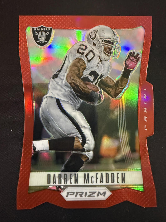 #138 Darren McFadden 2012 Panini Prizm Oakland Raiders sports Prizms Red
