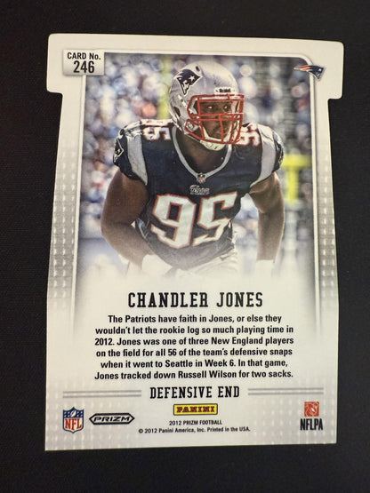 #246 Chandler Jones 2012 Panini Prizm RC Rookie New England Patriots Red