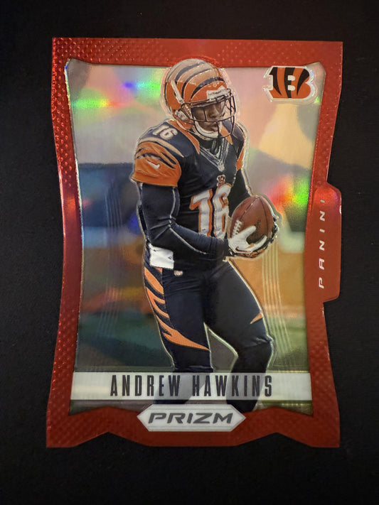 #41 Andrew Hawkins 2012 Panini Prizm Cincinnati Bengals sports Prizms Red