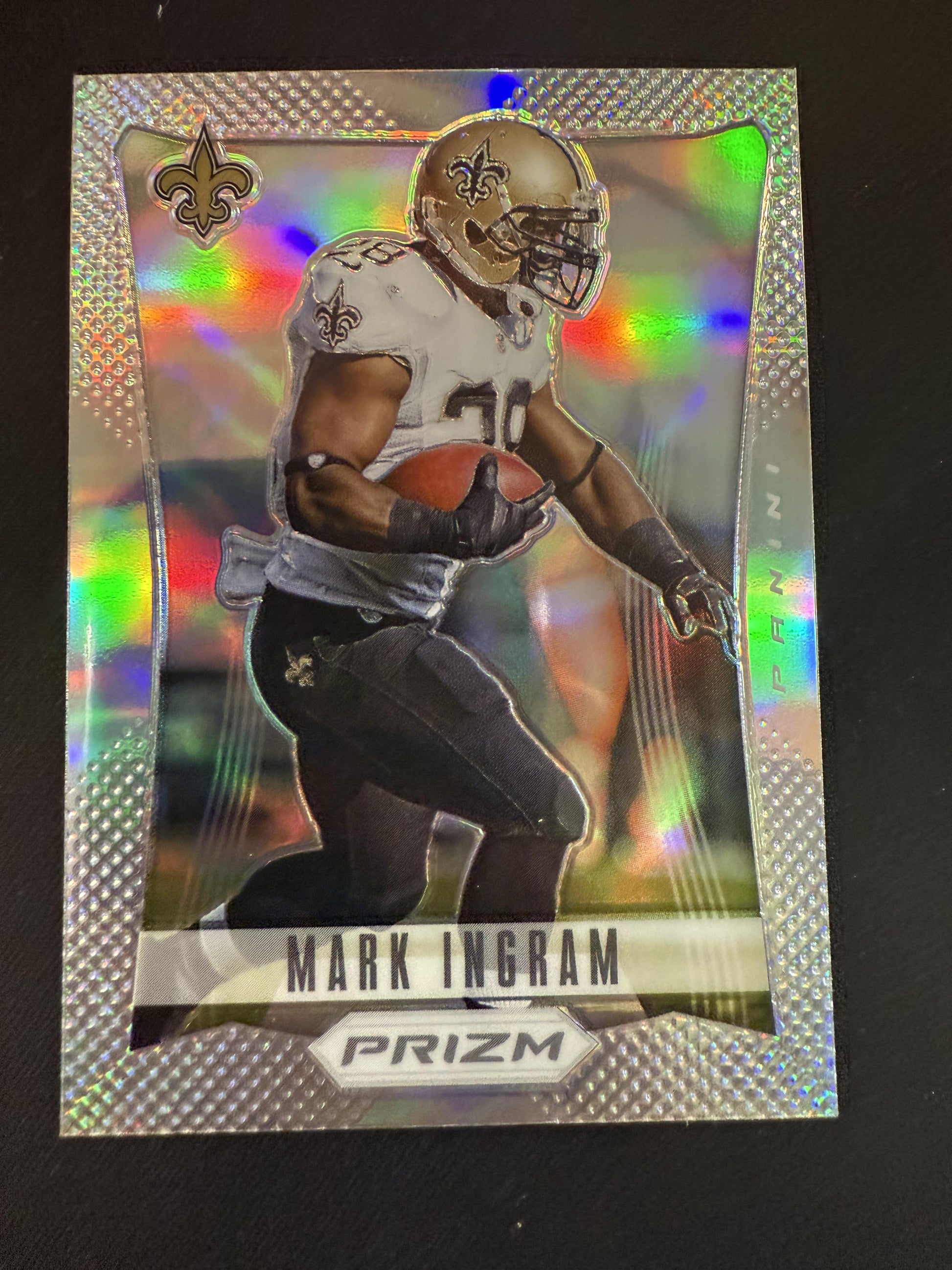 #121 Mark Ingram 2012 Panini Prizm New Orleans Saints sports Prizms