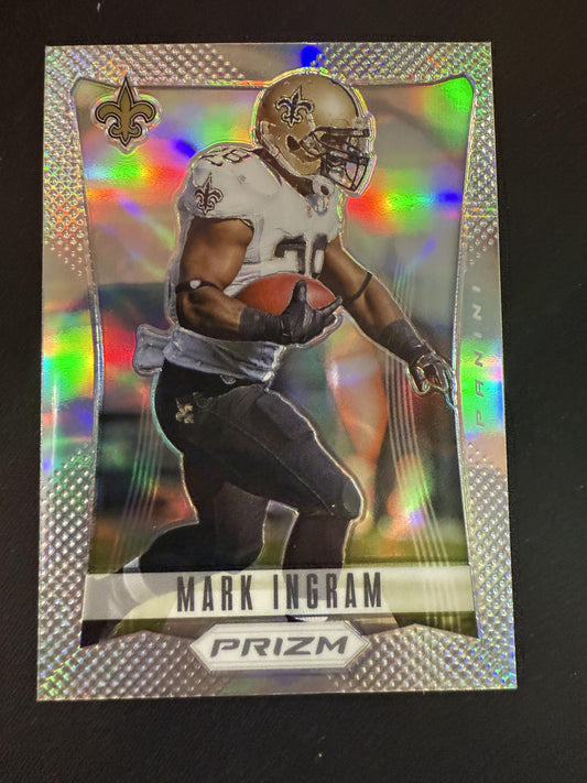 #121 Mark Ingram 2012 Panini Prizm New Orleans Saints sports Prizms