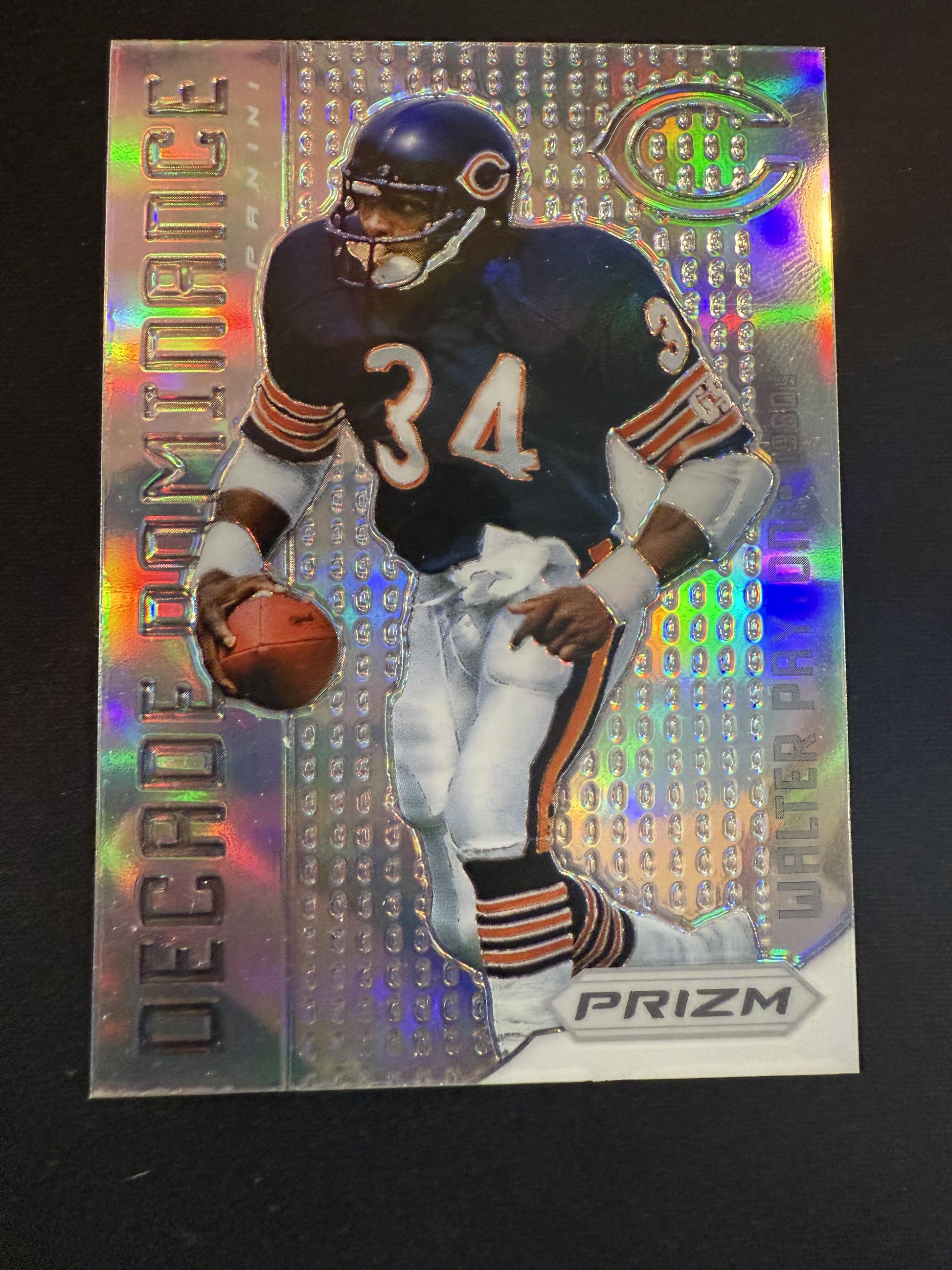 #5 Walter Payton 2012 Panini Prizm Chicago Bears sports Decade Dominance Prizms