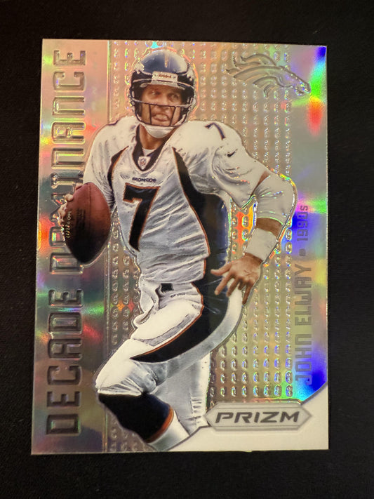 #11 John Elway 2012 Panini Prizm Denver Broncos sports Decade Dominance Prizms