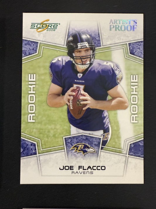 #344 Joe Flacco 2008 Score Select SN,RC Rookie #/32 Ravens Artist's Proof
