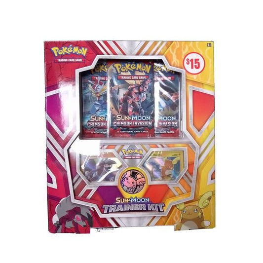 Sun & Moon Trainer Kit + Crimson Invasion Packs Box