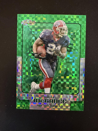 #73 Willis McGahee 2006 Finest SN #/50 Buffalo Bills sports Green Xfractors