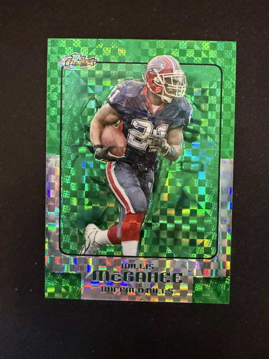 #73 Willis McGahee 2006 Finest SN #/50 Buffalo Bills sports Green Xfractors