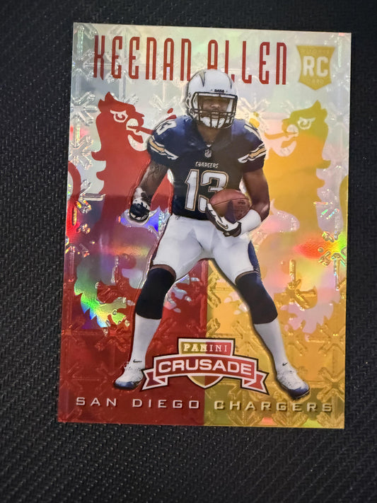 #16 Keenan Allen 2013 Panini Rookies & Stars SN #/99 Chargers Rookie Crusade Red
