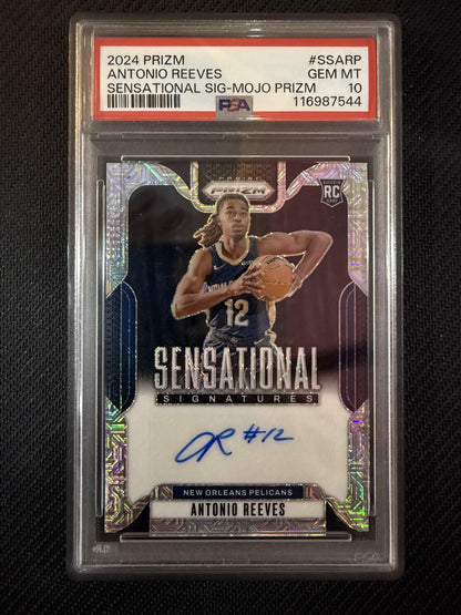 #SS-ARP Antonio Reeves 2024-25 Panini Prizm Auto /25 Sensational Signatures Mojo
