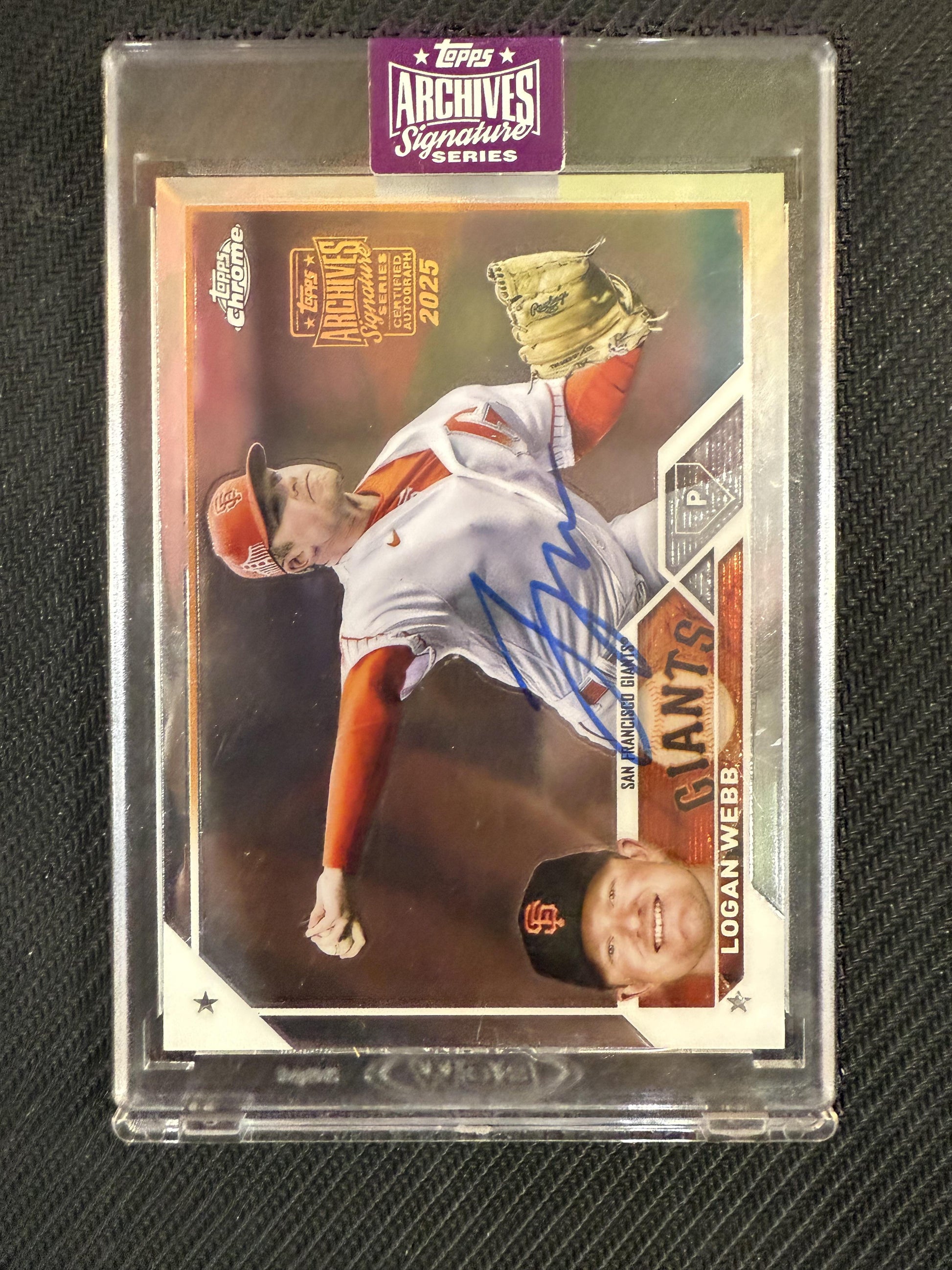 #32 LOGAN WEBB 2025 TOPPS ARCHIVES SIGNATURE SERIES AUTO /60