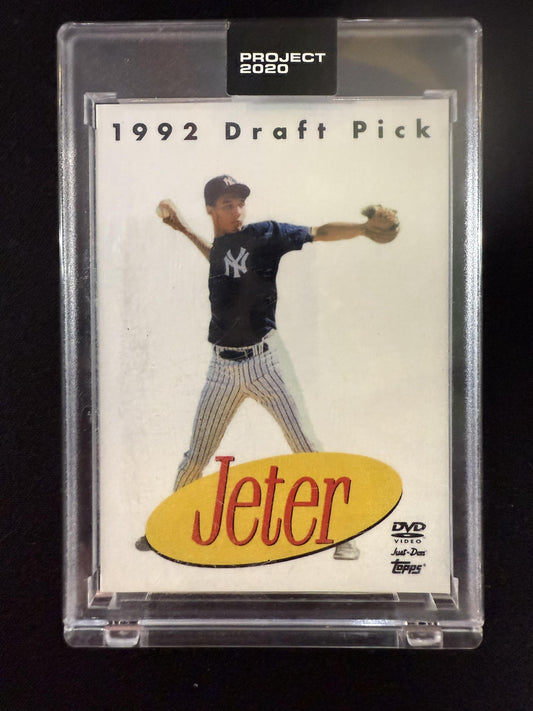 #383 Derek Jeter 2020 Topps Project 2020 New York Yankees sports