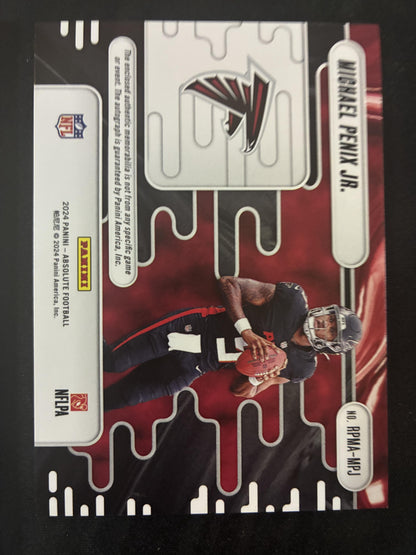 #RPMA-MPX Michael Penix Jr 2024 Panini Absolute /299 Rookie Premiere Auto