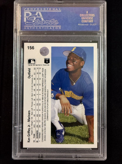 #156a Ken Griffey Jr. 1990 Upper Deck Seattle Mariners sports
